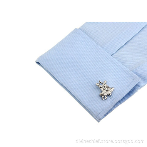 Cuff Links & Tie Clips Manufacturer Custom Copper Mens Cufflinks For Shirt